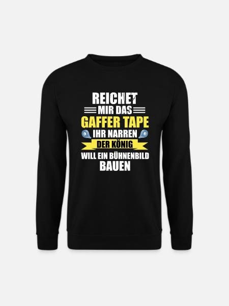 Stage Crew Bühnentechniker Veranstaltungstechnik - Unisex Pullover - Schwarz