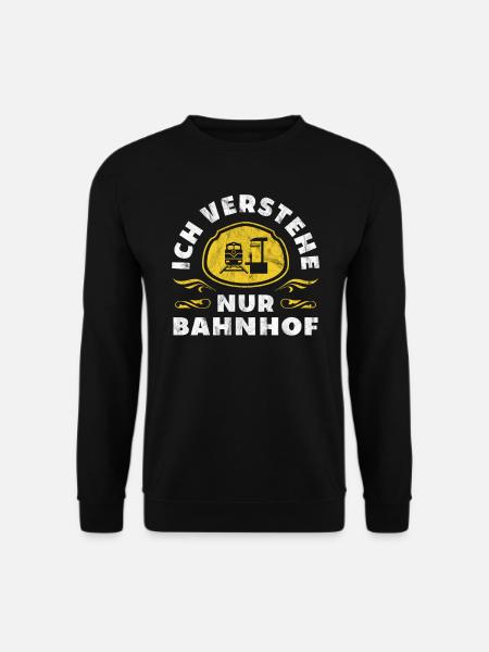 Lokomotivführer Eisenbahner Zugführer Lokführer - Unisex Pullover - Schwarz