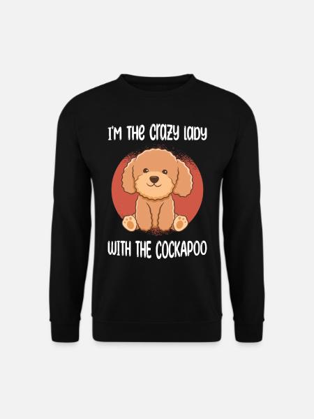 Cockapoo Liebhaber | Hunderasse Haustier Geschenke - Unisex Pullover - Schwarz