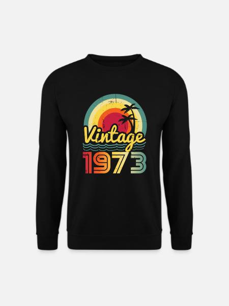 Vintage 1973 - Unisex Sweatshirt - black