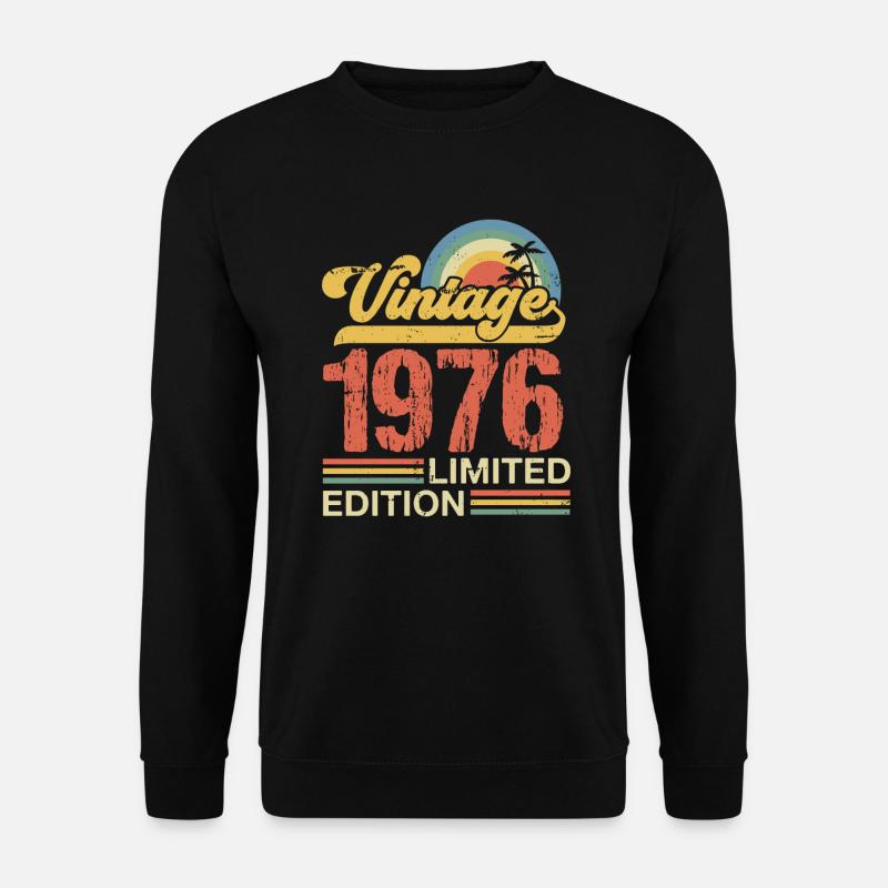 Jahrgang 1976 - Unisex Pullover - Schwarz