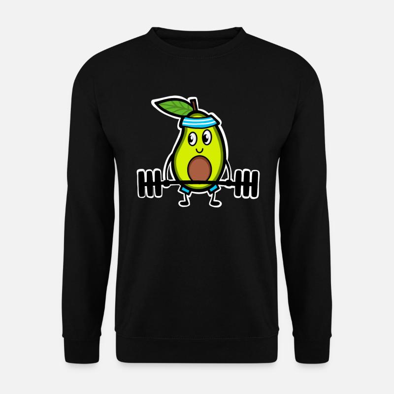 Avocado Weightlifting - Unisex Sweatshirt - black