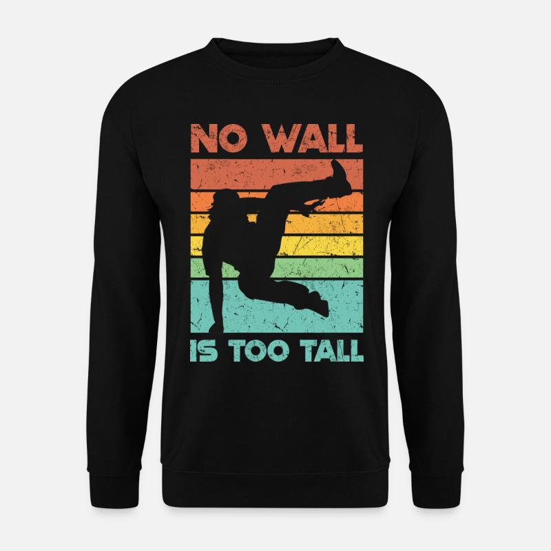 Parkour - Unisex Pullover - Schwarz