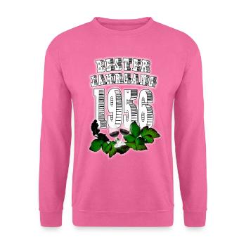 Meilleur millésime : 1956, Année de naissance, Vin, Verre à vin - Sweat-shirt Unisexe - rose - Devant
