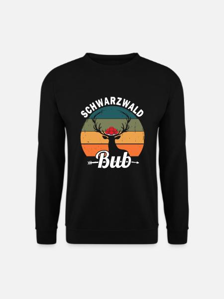 schwarzwaldbub Schwarzwald Bollenhut - Unisex Pullover - Schwarz