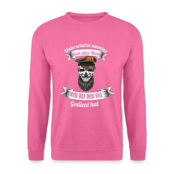 Veteran Volksmarine NVA - Unisex Pullover - Pink - Vorne