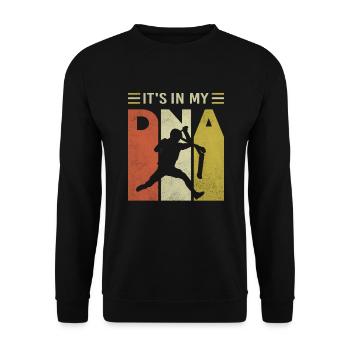 It's in my DNA Stuntscooter Trickscooter Roller - Unisex Pullover - Schwarz - Vorne - Alina (178cm) & Michal (187cm)