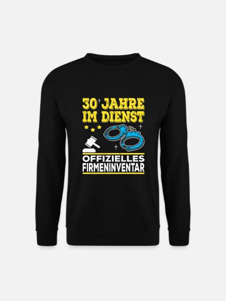30 Jähriges Dienstjubiläum Firmenjubiläum Geschenk - Unisex Pullover - Schwarz