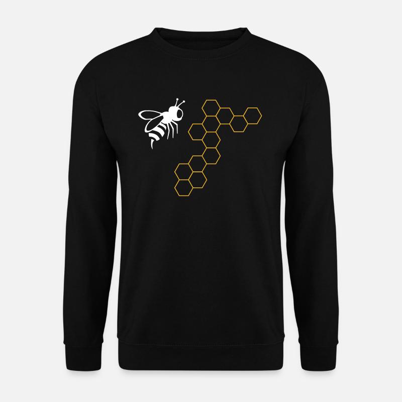 Waben - Unisex Pullover - Schwarz