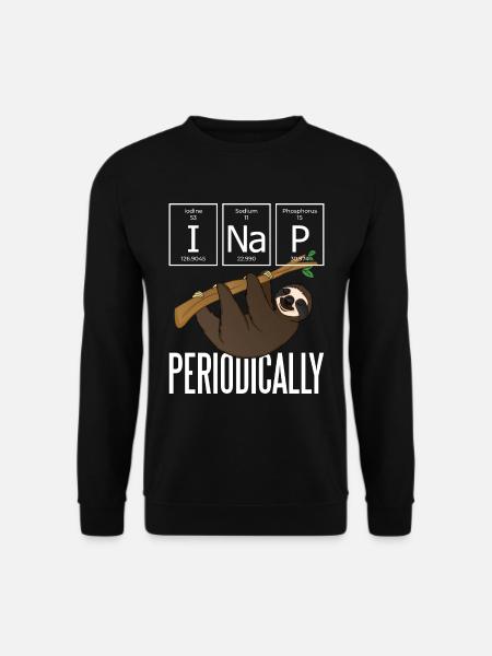 Paresseux - I Nap Periodically - Sweat-shirt Unisexe - noir