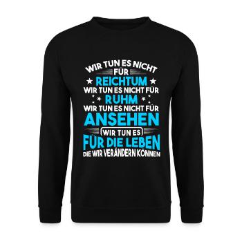 Physiotherapist Physiotherapy Occupational therapy - Unisex Sweatshirt - black - Front - Alina (178cm) & Michal (187cm)