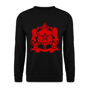 Morocco - Sweat-shirt Unisexe - noir - Devant - Alina (178cm) & Michal (187cm)
