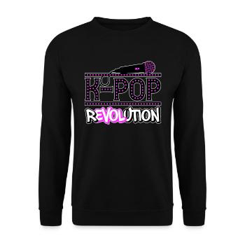 K-Pop Revolution | kpop KPop Idée cadeau - Sweat-shirt Unisexe - noir - Devant - Alina (178cm) & Michal (187cm)