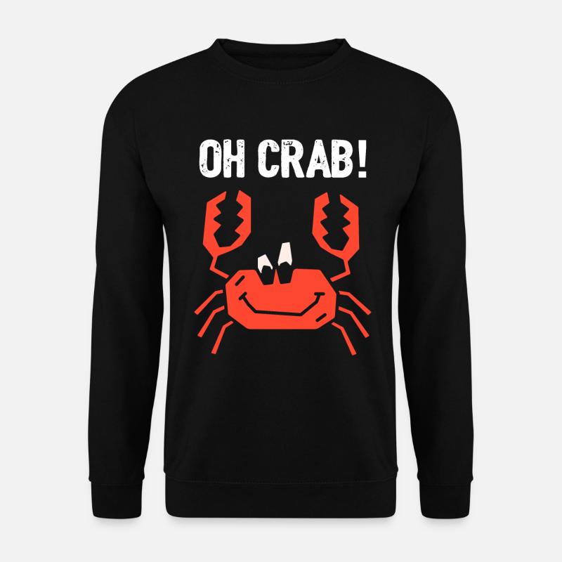 Oh Krabbe - Unisex Pullover - Schwarz