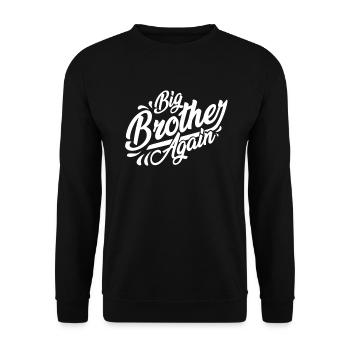 Wieder Big Brother - Unisex Pullover - Schwarz - Vorne - Alina (178cm) & Michal (187cm)