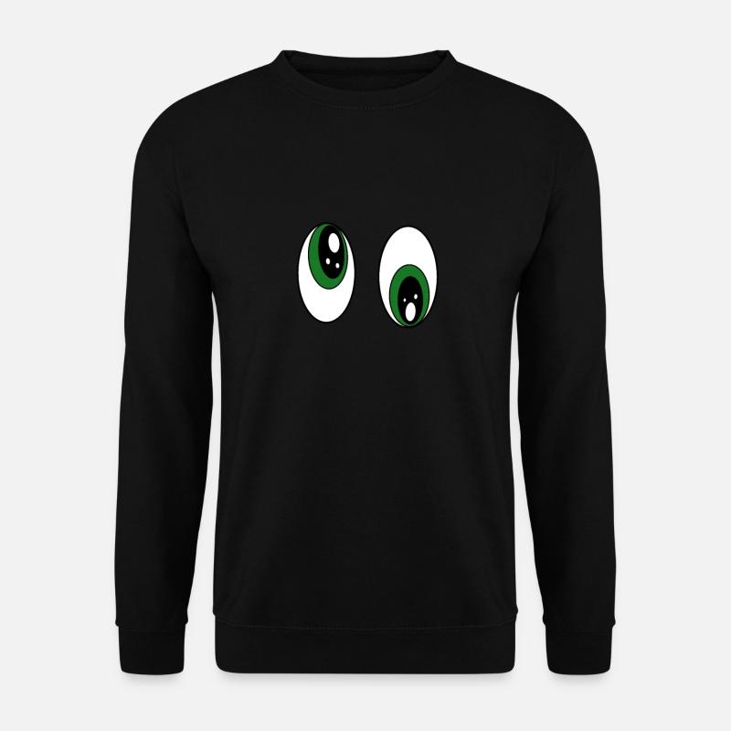 lustige Glubschaugen - Unisex Pullover - Schwarz
