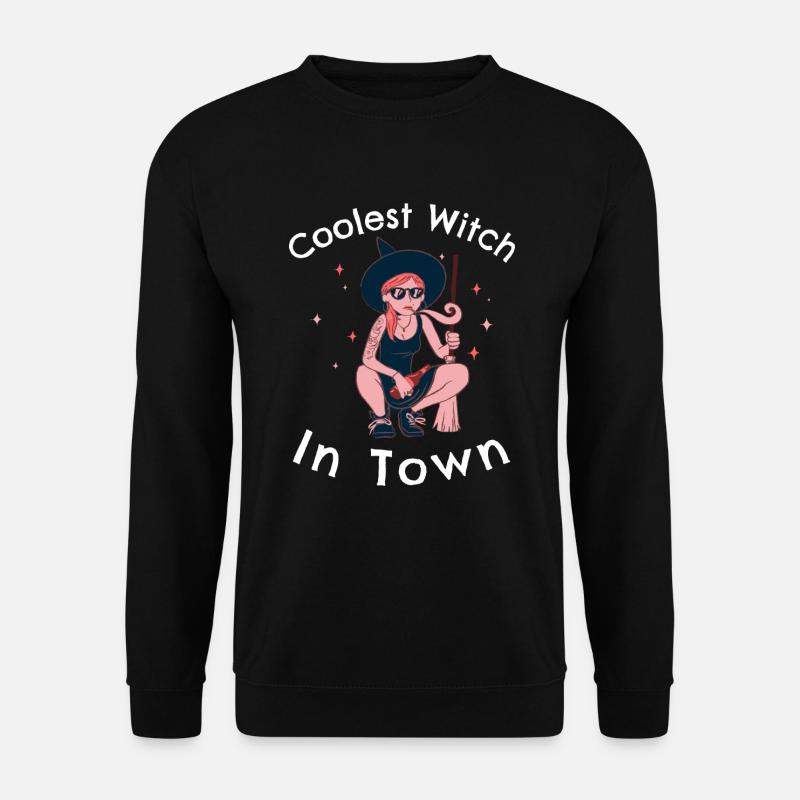 Coolest Witch in Town - Unisex Sweatshirt - black