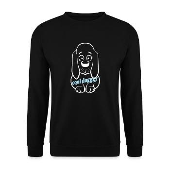 Amoureux de chiens - Sweat-shirt Unisexe - noir - Devant - Alina (178cm) & Michal (187cm)