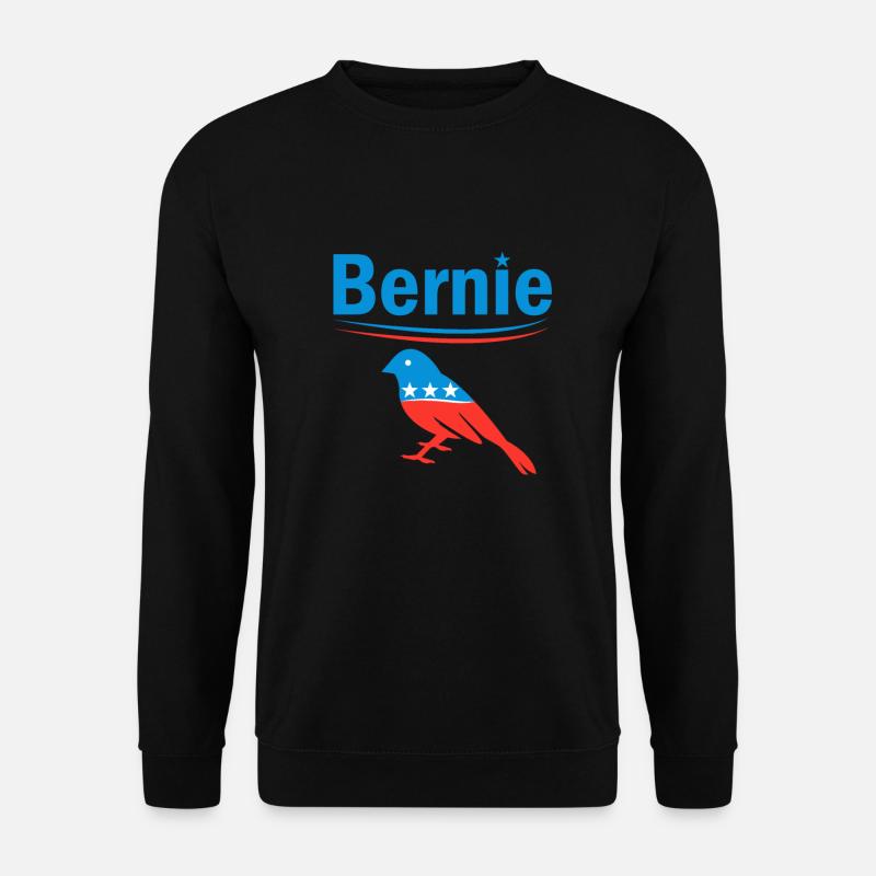 Bernie Sanders BlueBird 2020 Election President - Unisex Pullover - Schwarz