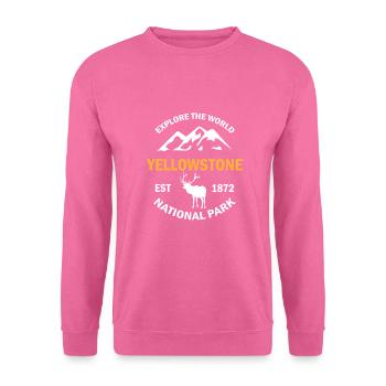 Yellowstone National Park - Unisex Sweatshirt - pink - Front