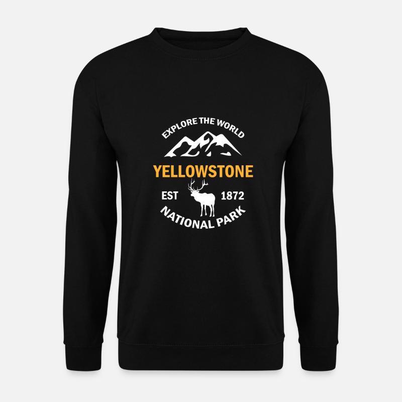 Yellowstone National Park - Unisex Sweatshirt - black