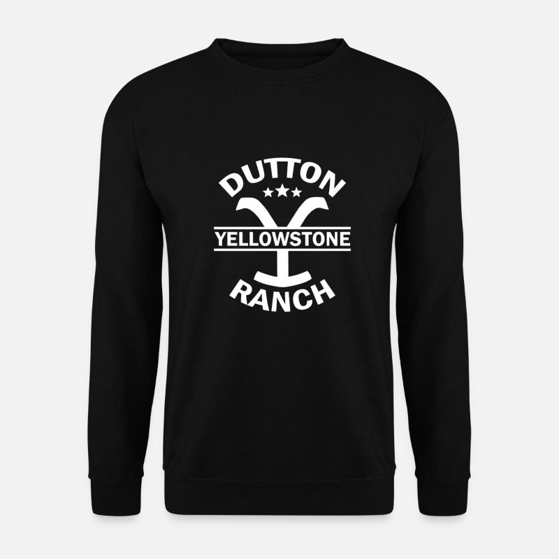 Schaltfläche Yellowstone - Unisex Pullover - Schwarz