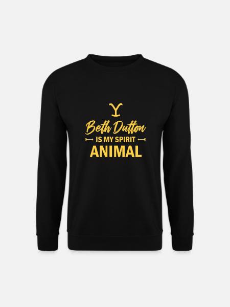Yellowstone Beth Dutton ist mein Geisttier - Unisex Pullover - Schwarz