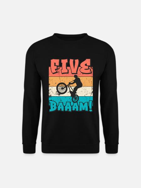 5. Geburtstag Bmx 5 Jahre Geschenk - Unisex Pullover - Schwarz
