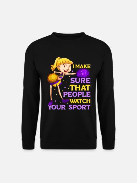 Cheerleading Team Cheerleader Trainer - Unisex Sweatshirt - black