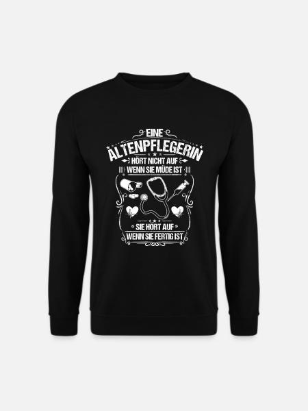Altenpflegerin Altenpfleger Altenpflege Geschenk - Unisex Pullover - Schwarz
