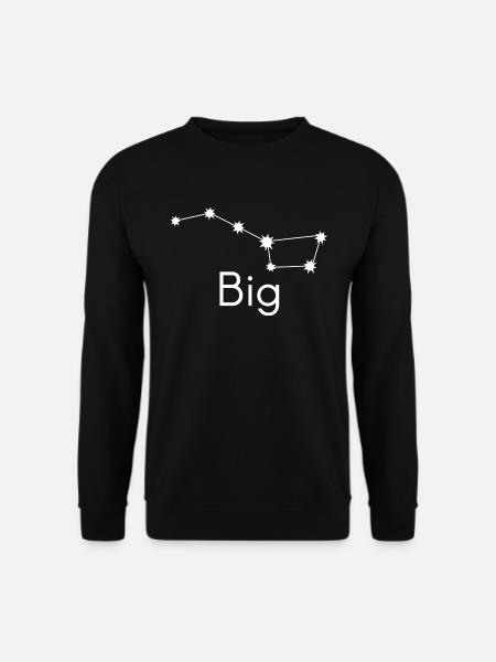 Großer Wagen Big Bear Astrologie Sternzeichen - Unisex Pullover - Schwarz