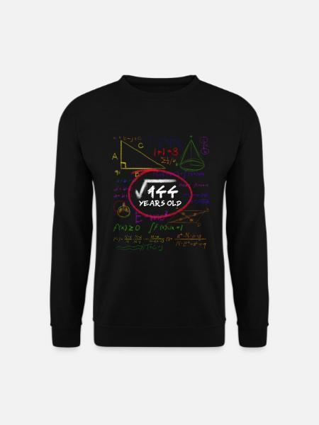 12ème anniversaire Maths Calcul des racines Nerd - Sweat-shirt Unisexe - noir