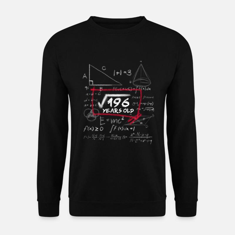 14. Geburtstag Mathe Nerd Wurzelrechnung - Unisex Pullover - Schwarz