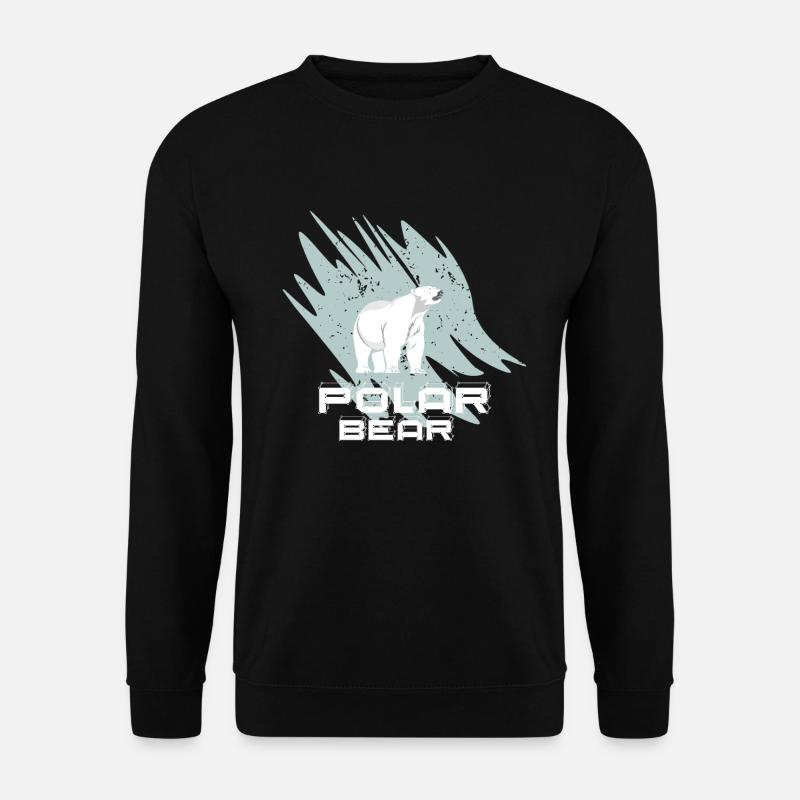 Polar bear - Unisex Sweatshirt - black