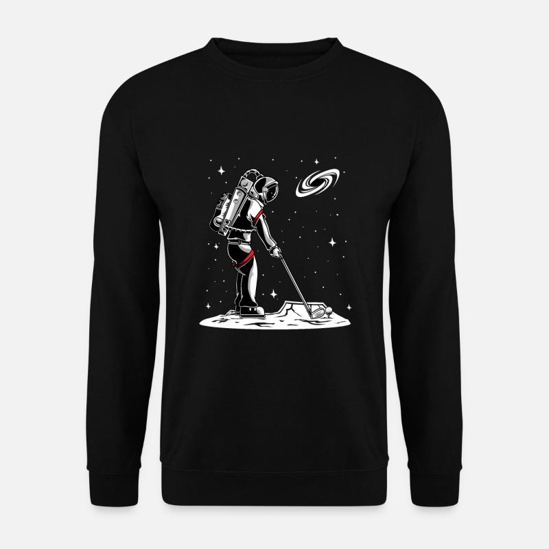 Golf astronaut - Unisex Sweatshirt - black