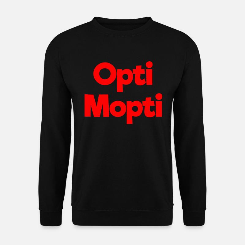 Opti Mopti - Unisex Pullover - Schwarz
