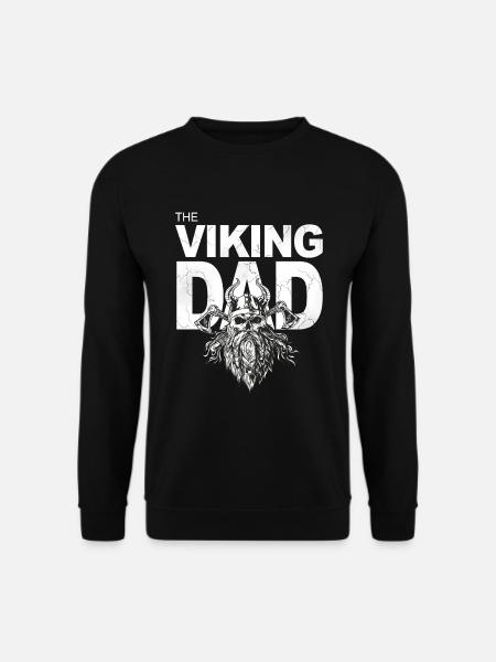 The Viking Dad Viking dad with a beard - Unisex Sweatshirt - black