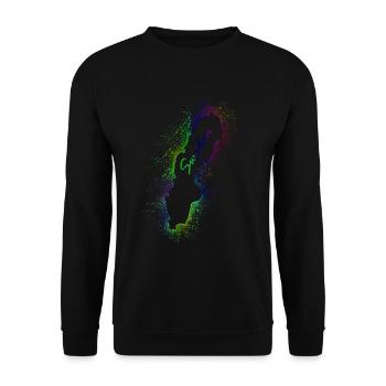 La Suède - Sweat-shirt Unisexe - noir - Devant - Alina (178cm) & Michal (187cm)