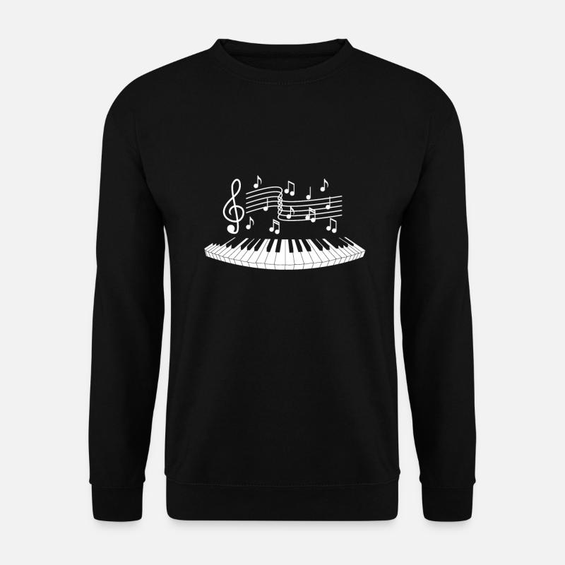 piano - Unisex Sweatshirt - black