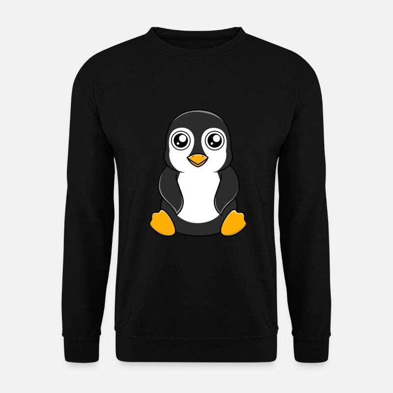 Pinguin - Unisex Pullover - Schwarz