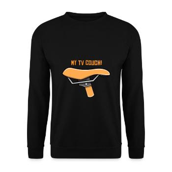 Vélo - Sweat-shirt Unisexe - noir - Devant - Alina (178cm) & Michal (187cm)