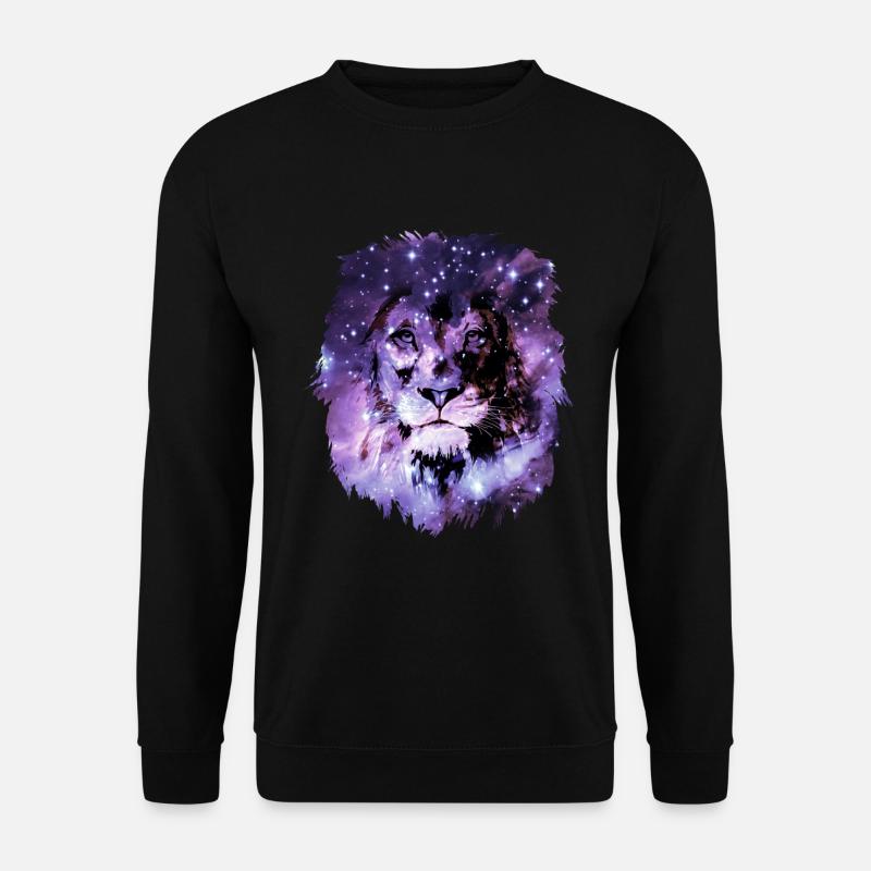 Leo space stars - Unisex Sweatshirt - black