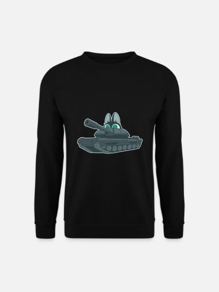 Panzer Katze Funny - Unisex Sweatshirt - black