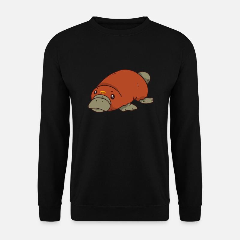 ornithorynque mignon drôle - Sweat-shirt Unisexe - noir