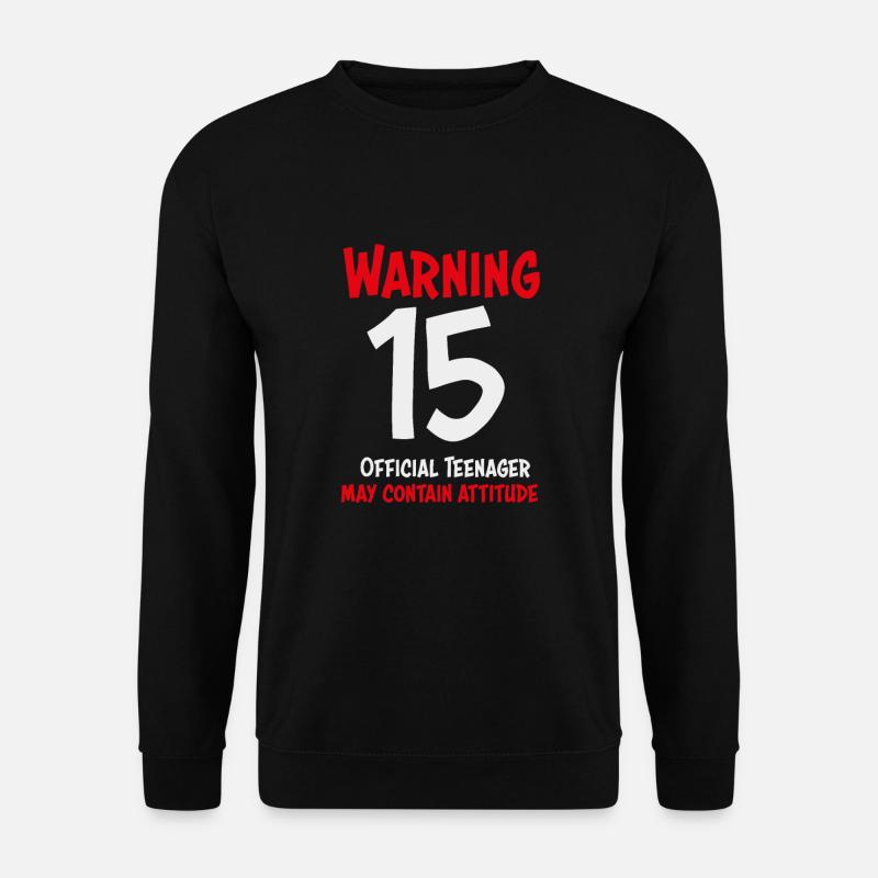 15 urodziny 15 lat prezent nastolatek - Bluza unisex - czarny