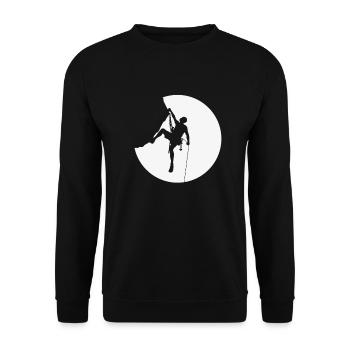 Escalade grimpeurs bloc rochers - Sweat-shirt Unisexe - noir - Devant - Alina (178cm) & Michal (187cm)