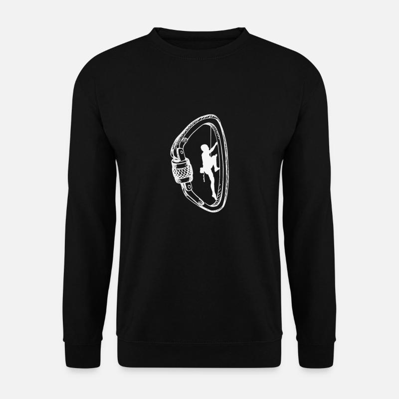 Climbing climbers bouldering boulderers - Unisex Sweatshirt - black