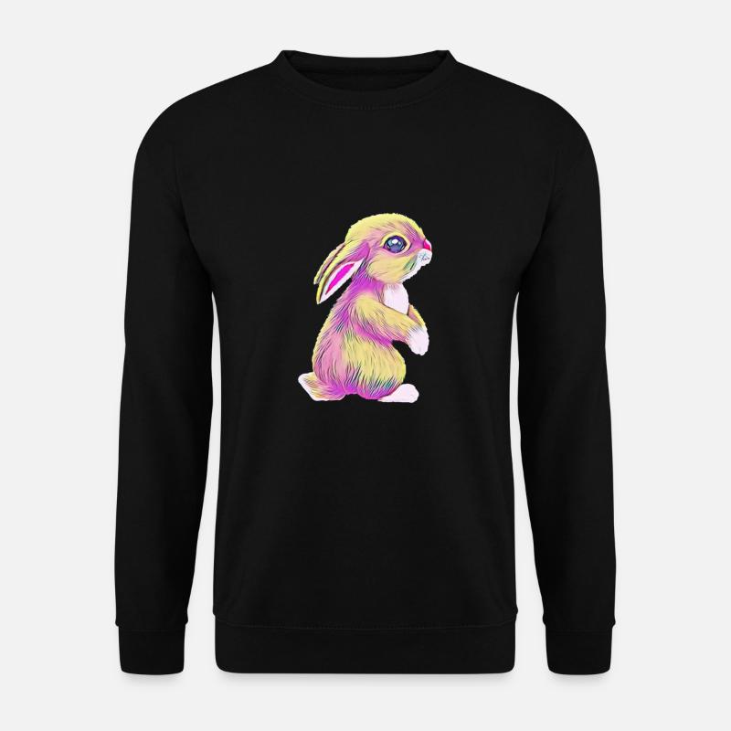 Kaninchen - Unisex Pullover - Schwarz