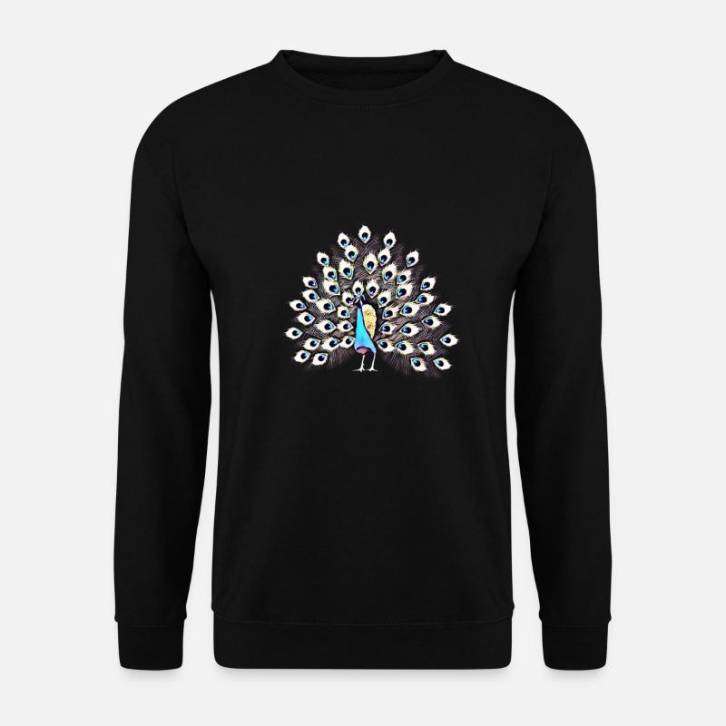 peacock - Unisex Sweatshirt - black
