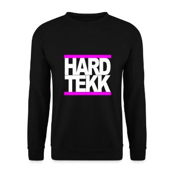HARDTEKK - Sweat-shirt Unisexe - noir - Devant - Alina (178cm) & Michal (187cm)